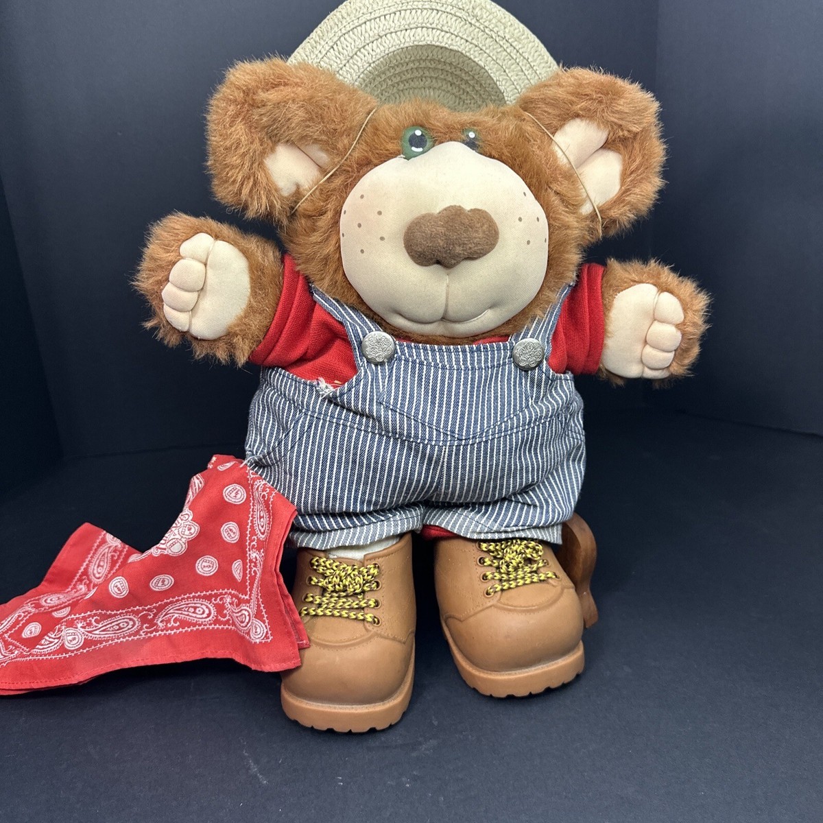 Vintage CPK Xavier 1980's Bubba Furskin Plush Bear Toy 14” | eBay