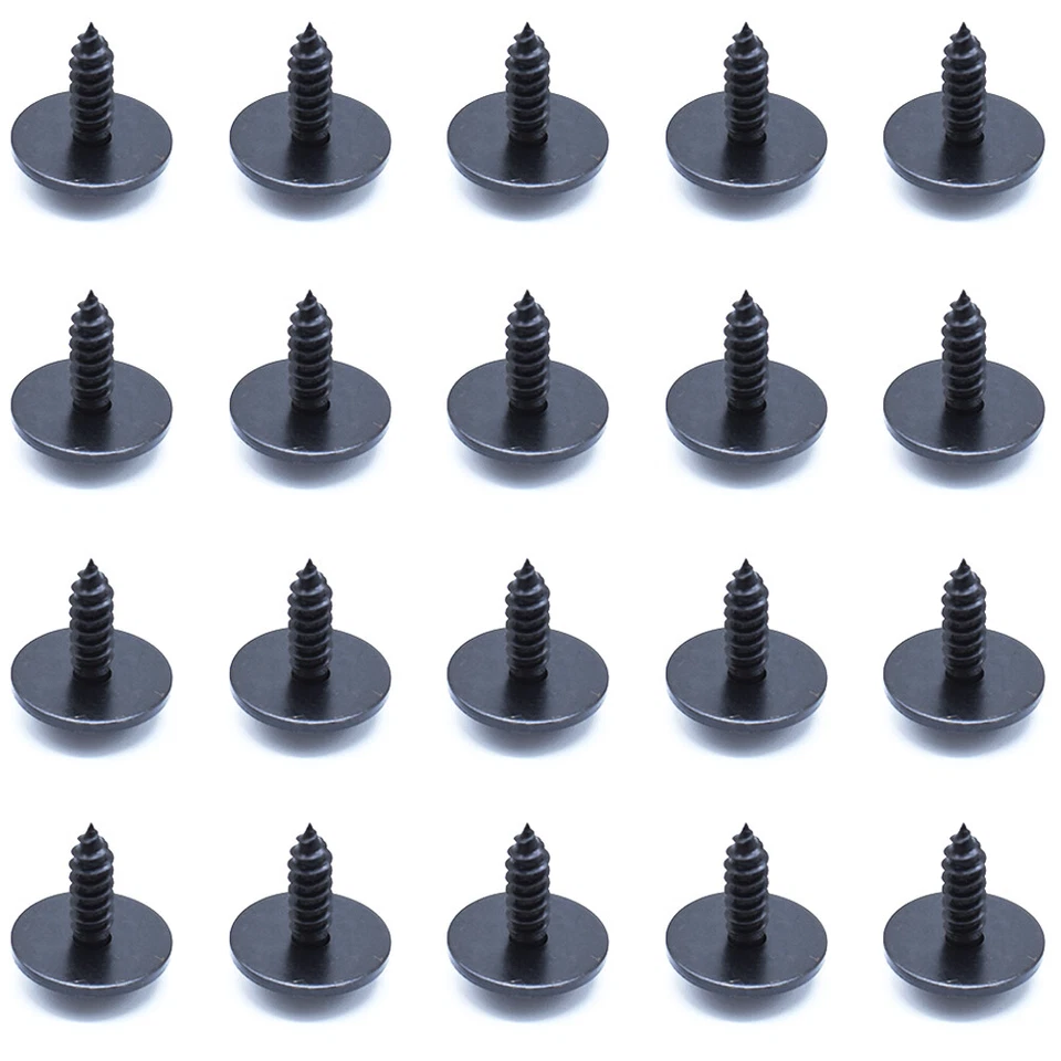 20pcs Car Body Fender Bumper Retainer Metal Clip Screw Hex Head Washer For BMW. Foto 4 de 4