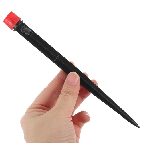 50 Adjustable Water Flow Irrigation Drippers Stake Emitter Drip System 360° US - Picture 12 of 12