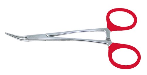 Needle Nose Pliers Angled Tip Color Coated Handle Hobby Tools Grasping Forceps - Picture 8 of 10