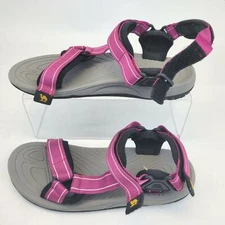 Camel Crown Hiking Sandal Pink Gray Womens Size 10.