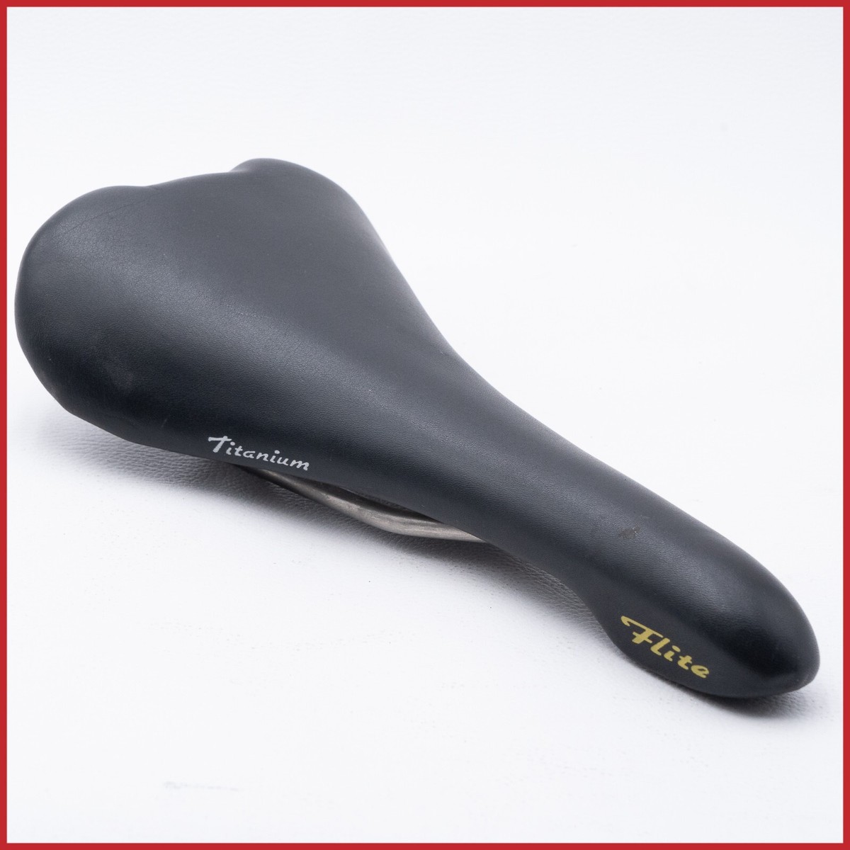 NOS SELLE ITALIA FLITE BLACK 1992 VINTAGE SADDLE SEAT RACING BIKE