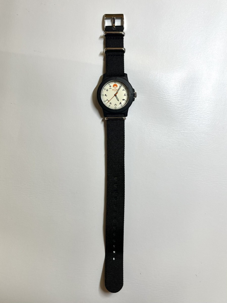 BEAMS Original Watch Kanji Mt Fuji Made In Japan Special Limited