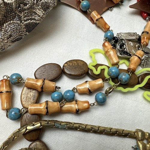 1 Pfund 4 Unzen Trödelschrott Basteln Schmuck Posten gebrochenes Gewirr fehlende Steine - Trödel Posten - Bild 12 von 14