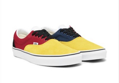 tri color vans shoes