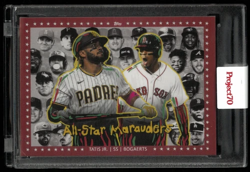 2020 Topps Baseball Project 70 Tatis JR Bogaerts All-Star Marauders By: DJ Skee