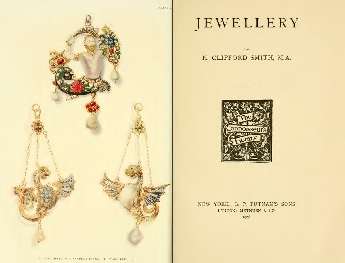 205 BOOKS - Jewelry - Gemstones Brooch Artisan Filigree Carat