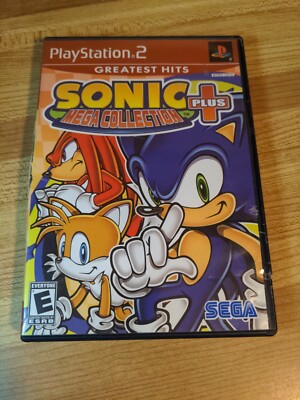 Sonic Mega Collection Plus (Sony PlayStation 2, PS2 2004 Greatest Hits) *