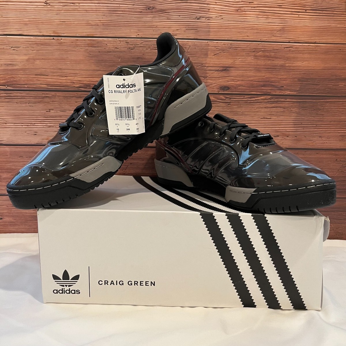Adidas Rivalry Polta Akh III Craig Green Core Black Men's