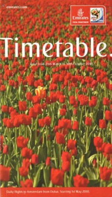 Emirates timetable 2010/03/28
