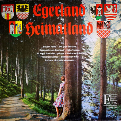 Die Egerländer Blasmusik Egerland - Heimatland NEAR MINT Falcon Vinyl LP