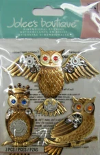 Jolee's Boutique Stickers - Steampunk Owls