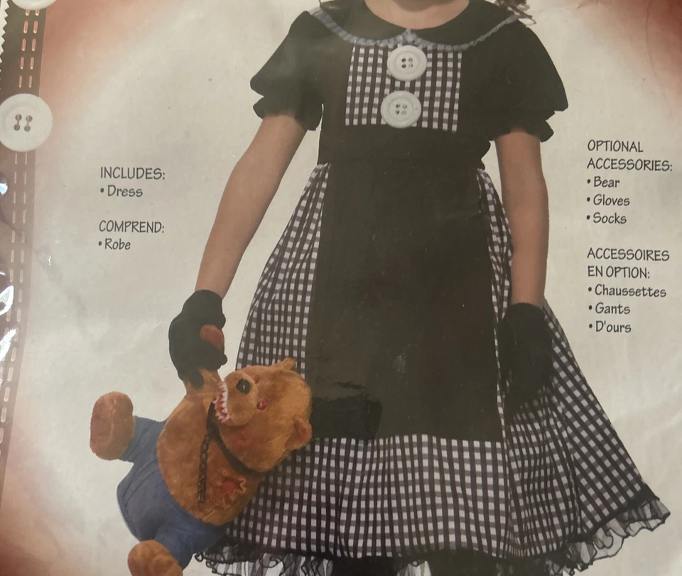 Child Dark Rag Doll Kids Costume - Image 3 of 3