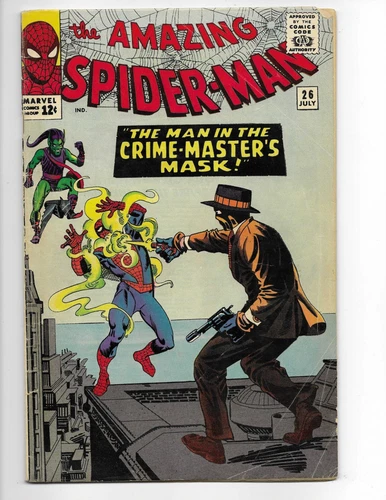 Amazing Spider-Man 26 Marvel Comics 1965 VG+ 4.5 4th Green Goblin Crime Master