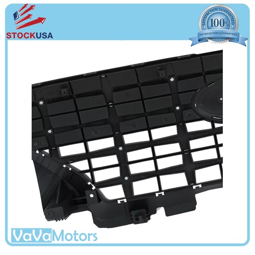 Fits 2020 2024 Hyundai Venue Front Upper Bumper Grille Factory Black Assembly - Picture 4 of 4