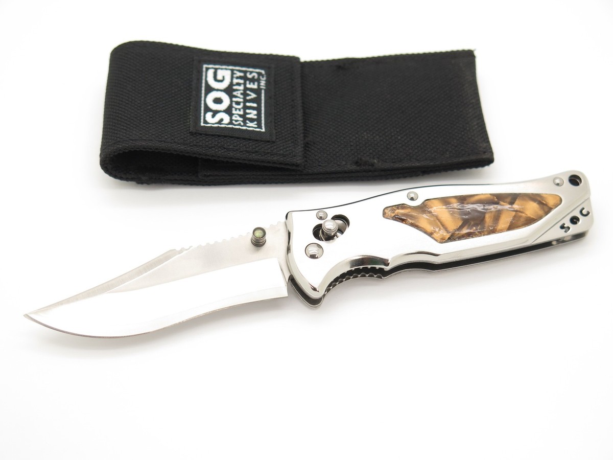 SOG Stingray 2.0 Seki Japan Customized Gold Inlay Folding Pocket