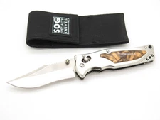 SOG Stingray 2.0 Seki Japan Customized Gold Inlay Folding Pocket Knife