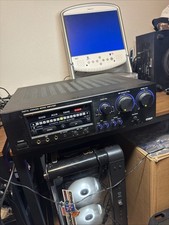 VocoPro DA-8900 PRO Karaoke DJ Mixer 690W Power Amp DSP 4 Inputs Reverb Echo A