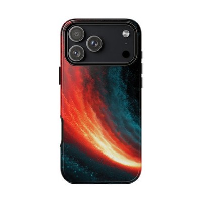 Phone Ink - iPhone | Galaxy | Pixel Case - Red Blue Nebula Space Flow