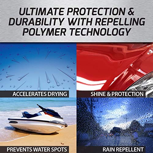  Quick and Easy Wax and Dry Spray Wax - 1 Step - Carnauba Shine - Prevents 