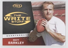 2013 SAGE Hit The Write Stuff Gold Matt Barkley #WS2 Rookie RC 0c5