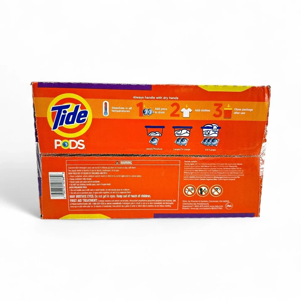 Paquetes de detergente para ropa Tide Pods (prado de primavera) - 156 unidades Foto 2 de 2