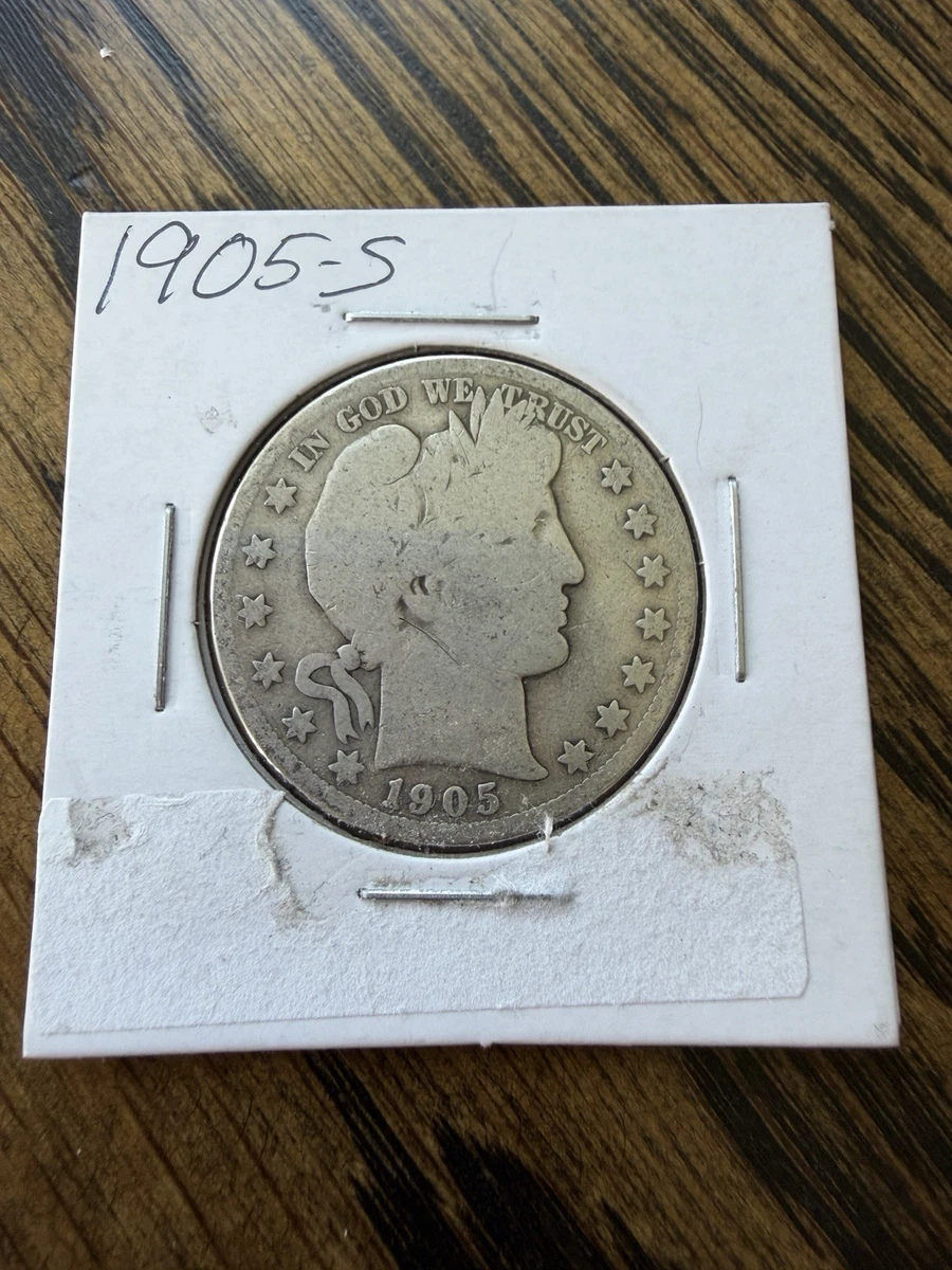 1905 Year Barber Half Dollars (1892-1915) for sale | eBay