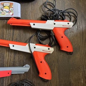 Retro VTG Nintendo Game Lot NES SNES Zappers Marble Madness Super Mario Bros RF