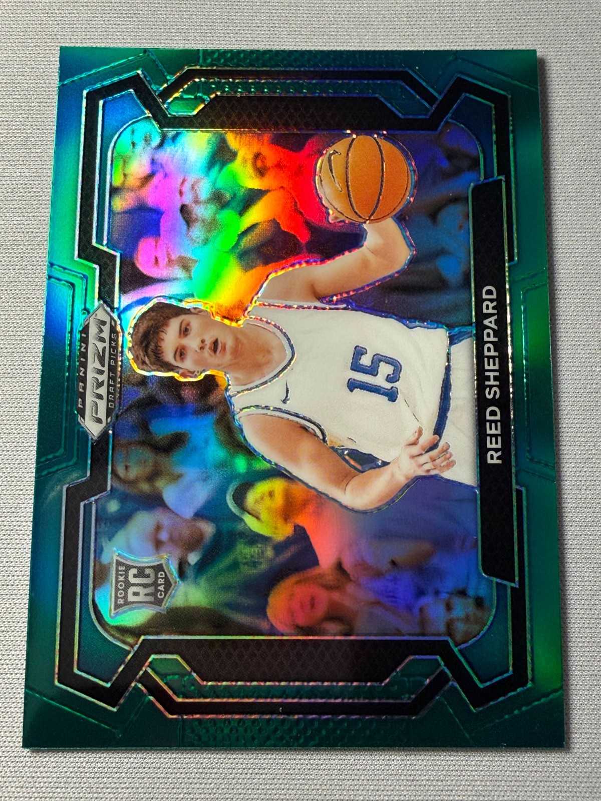 2024 Panini Prizm Draft Picks - #21 Reed Sheppard Green Refractor Variation