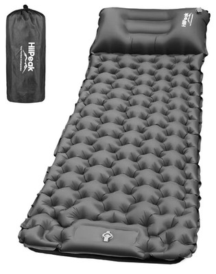 HiiPeak Camping Isomatte, leicht aufblasbare Campingmatte mit integriertem Kissen