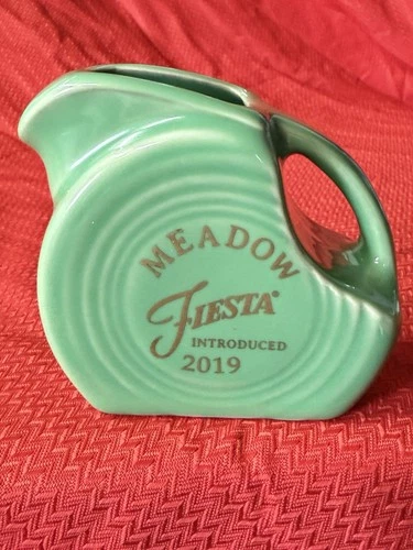 Fiestaware Meadow Mini Disk Pitcher Introduced 2019 Dillard’s Exclusive USA