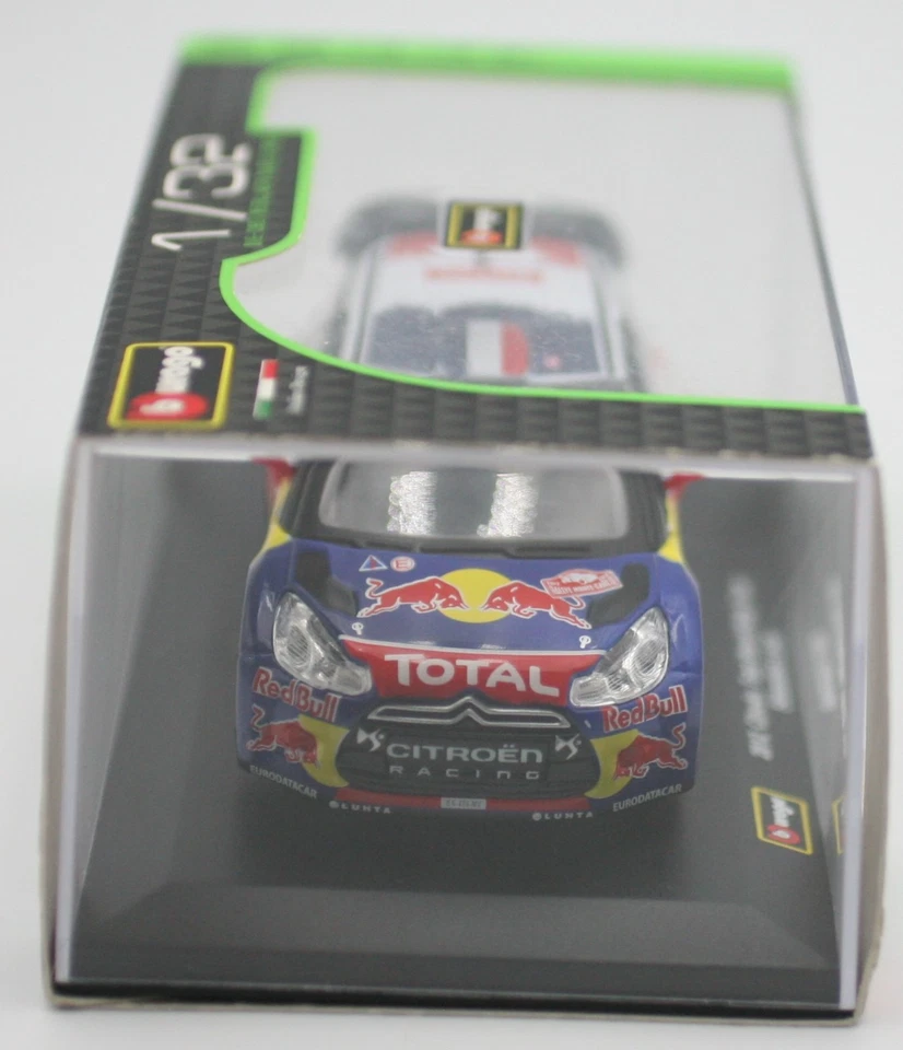 Bburago 1:32 Citroën DS3 WRC 2012 Rally Racer Auto Sébastien Loeb & Daniel Elena - Immagine 2 di 4