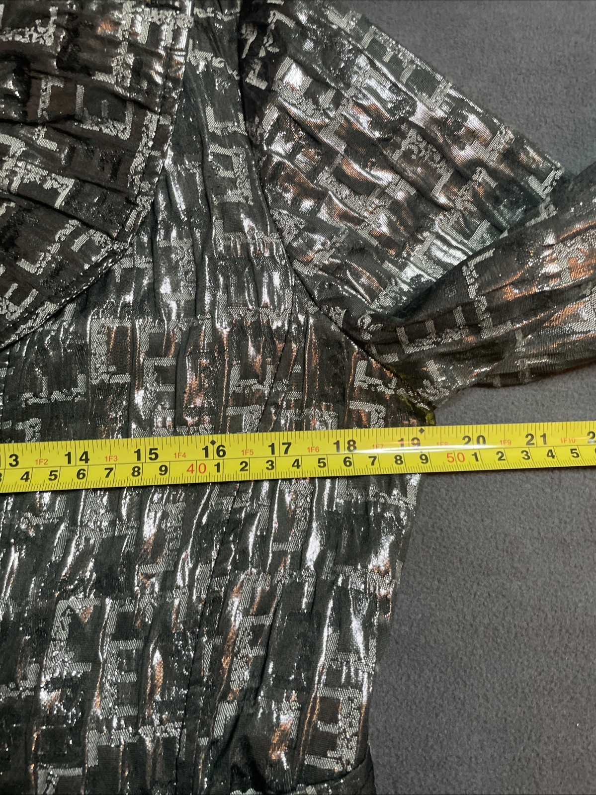 Ruby Rd Petite 10P Lightweight Unlined Black Meta… - image 11