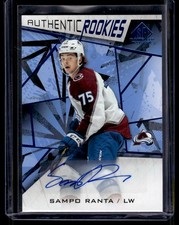 2021-22 Upper Deck SP Game Used Authentic Rookies Sampo Ranta Rookie Auto #167
