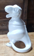 Target Threshold T Rex Ceramic Dinosaur Cookie Jar Canister Stoneware.