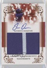 2013 Leaf Trinity Patch Auto Travis Demeritte #DTP-TD1 Patch Auto 4e9