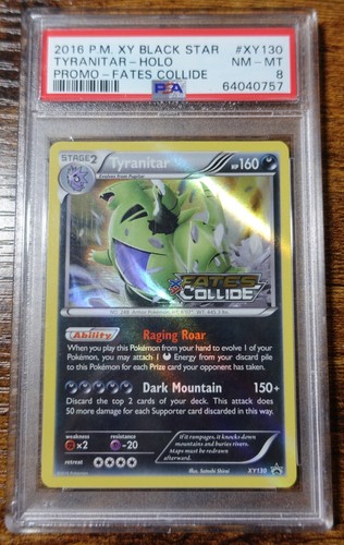 Tyranitar graded PSA 8 for sale on eBay