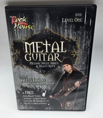 Rock House Metal Guitar Level One  DVD  Alexi Laiho Rarität Top  