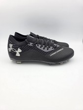 Under Armour Womens Sz 6.5 UA Shadow Elite 2 FG Black Soccer Cleats 3027240-001