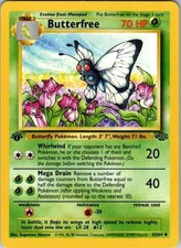 Butterfree 33/64 Uncommon Jungle Pokemon Damaged 1st ed on eBay