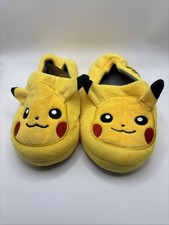 Pokemon Childrens/Kids Pikachu 3D Slippers Size 34