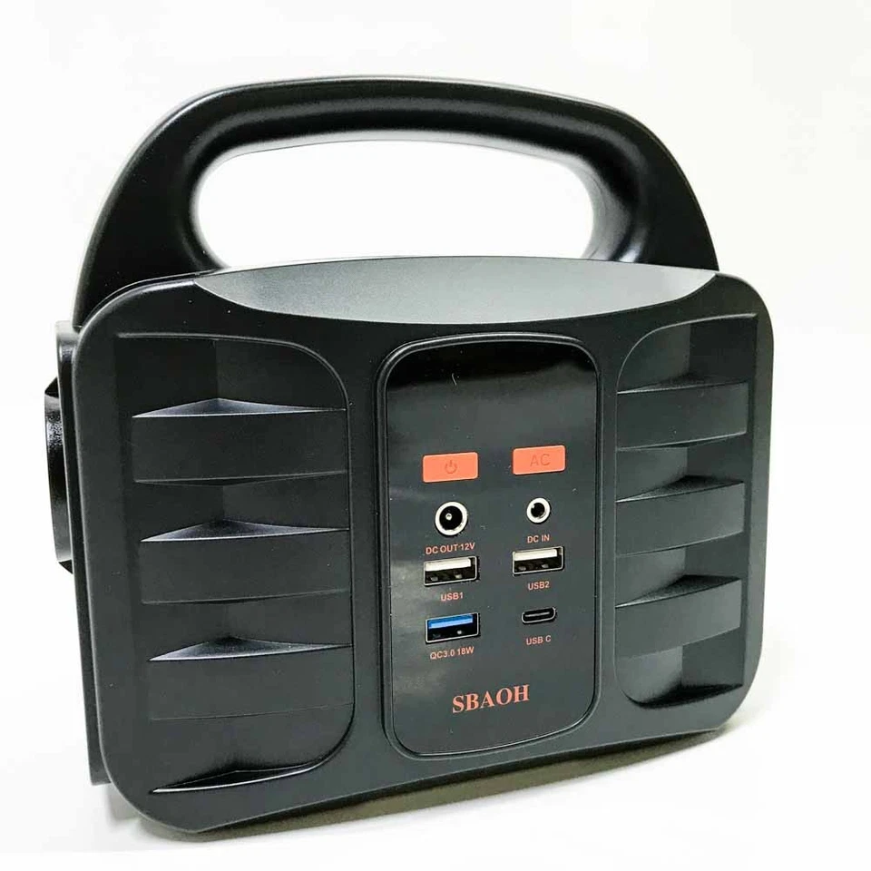 Tragbare Powerstation 99Wh,SBAOH 150W Solargenerator Akku mit AC/USB - Bild 3 von 4