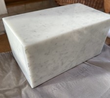AspenStudio Carrara Marble Urn Genuine Marble Urn Human Adult Cremation Ashes