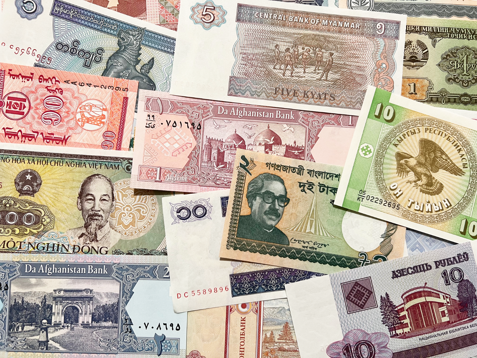 100+ Year Old Banknotes & World Mix Paper Money 27 Note Lot Set ...