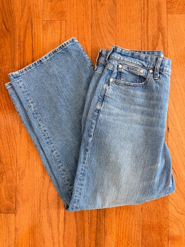 Madewell Curvy Perfect Vintage Wide Leg Jeans 29 High Rise Medium Wash