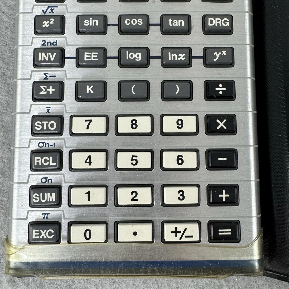 Vintage TEXAS INSTRUMENTS TI-35 Slimline Scientific Calculator w/Case No Battery - Image 3 of 4