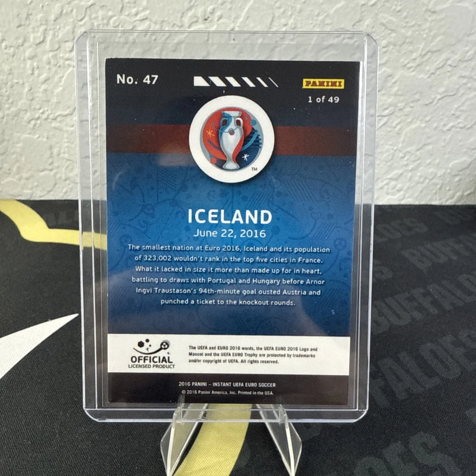 2016 Panini Instant UEFA - Iceland #47 /49 - Image 2 of 2