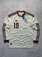 Spain 2026 Away Authentic Long Sleeve Shirt 19 Lamine Yamal Adidas KA1957 Size M