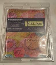 Gel Press Printing Printmaking Reusable 8" x 10" Press Plate