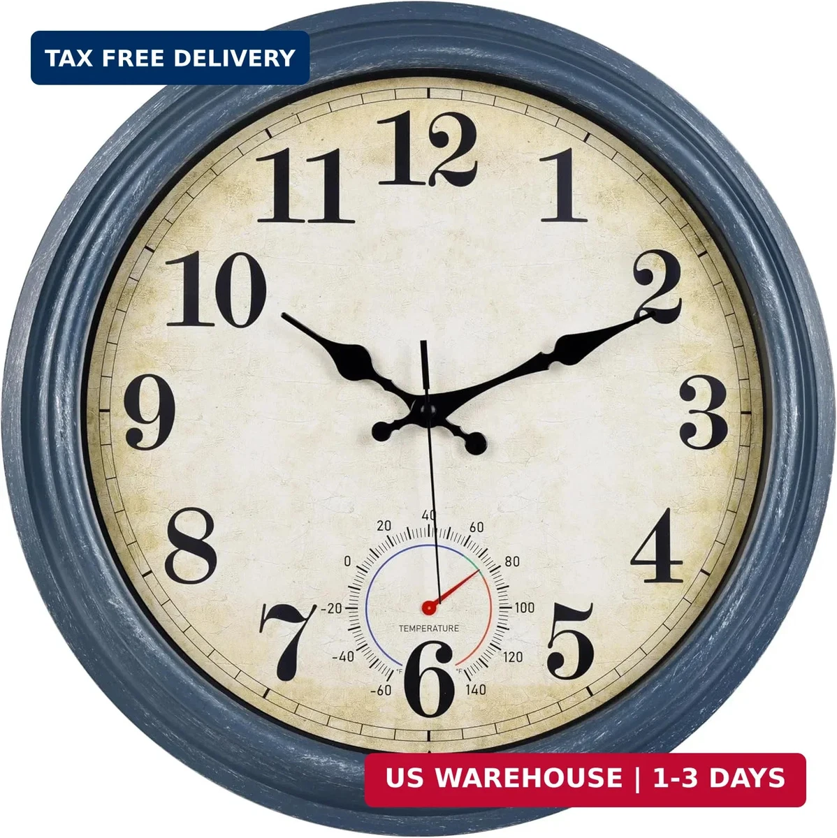 Blue Wall Clocks for sale | eBay